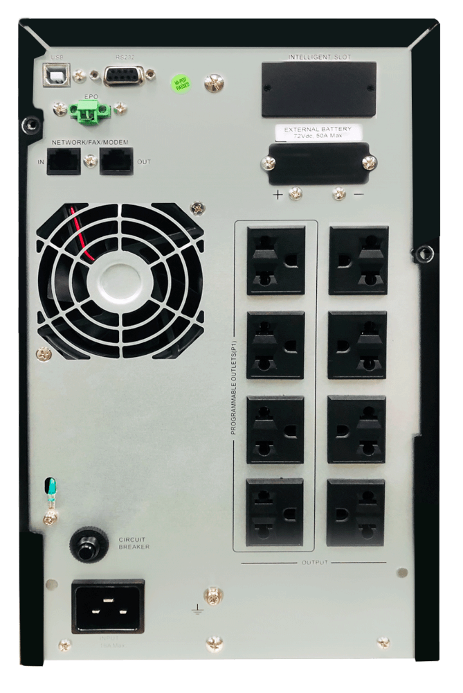 เครื่องสำรองไฟฟ้า CLEANLINE UPS รุ่น T-2000 2000VA/2000W TOWER TYPE_2